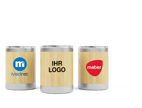 Crew Bamboo - Bambus Reisebecher mit Logo Crew Bamboo - Bambus Reisebecher mit Logo
