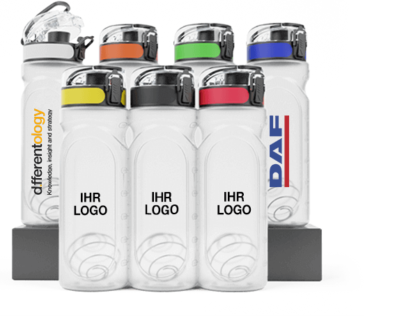 Shaker - Personalisierte Shaker-Flaschen mit Logodruck Shaker - Personalisierte Shaker-Flaschen mit Logodruck